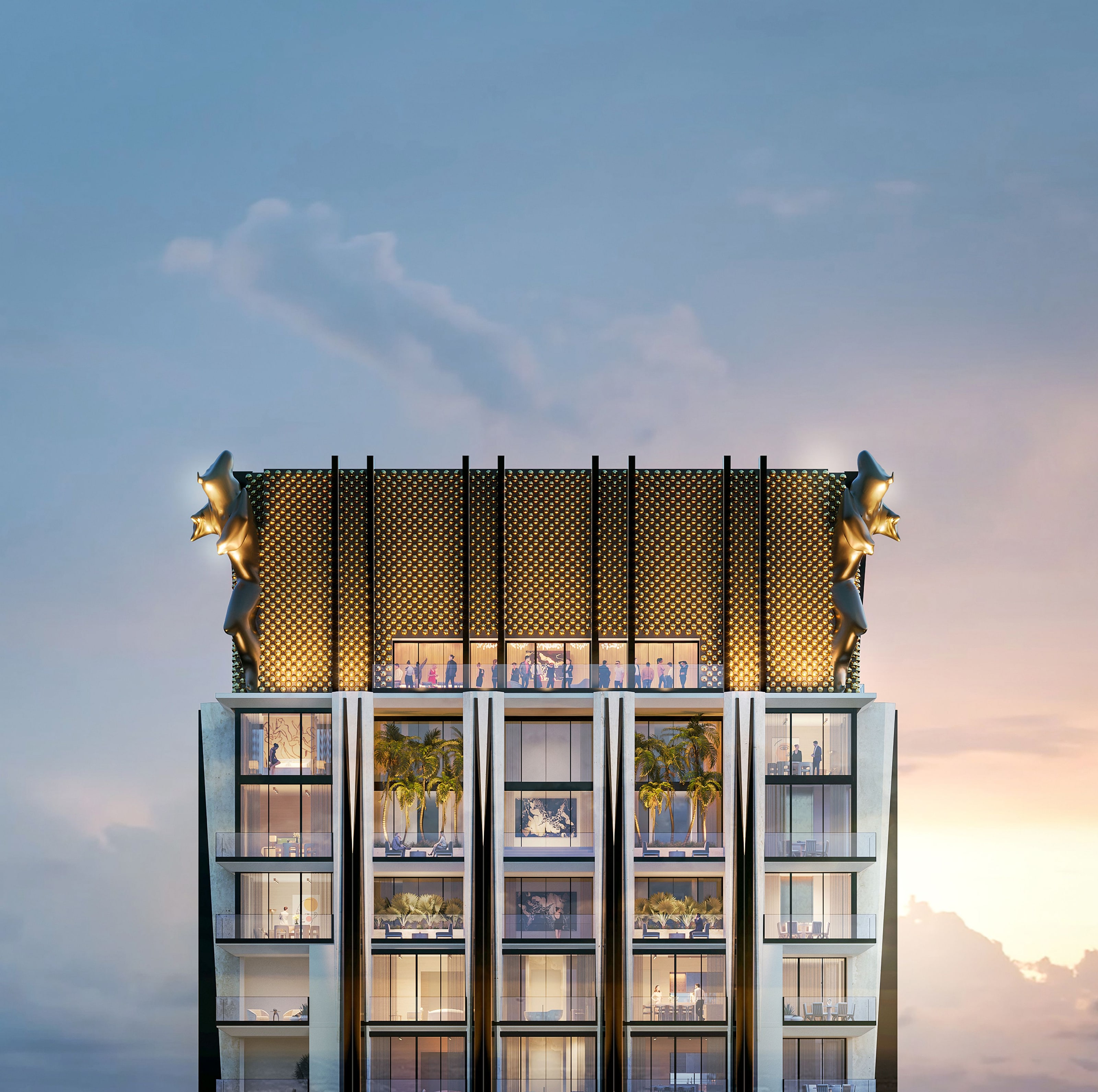 888 Brickell by Dolce&Gabbana — building rendering