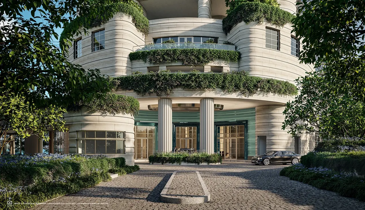 The St. Regis Residences, Miami: building rendering