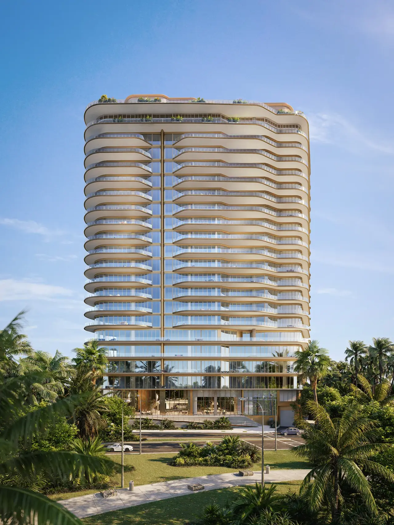 Four Seasons Private Residences Coconut Grove: building rendering