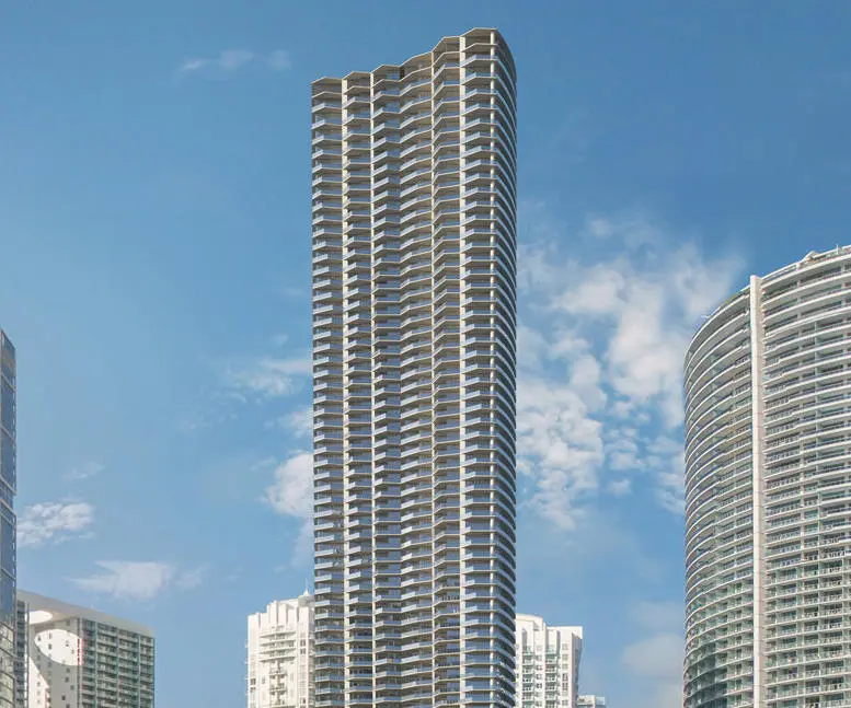 Baccarat Residences Miami: building rendering