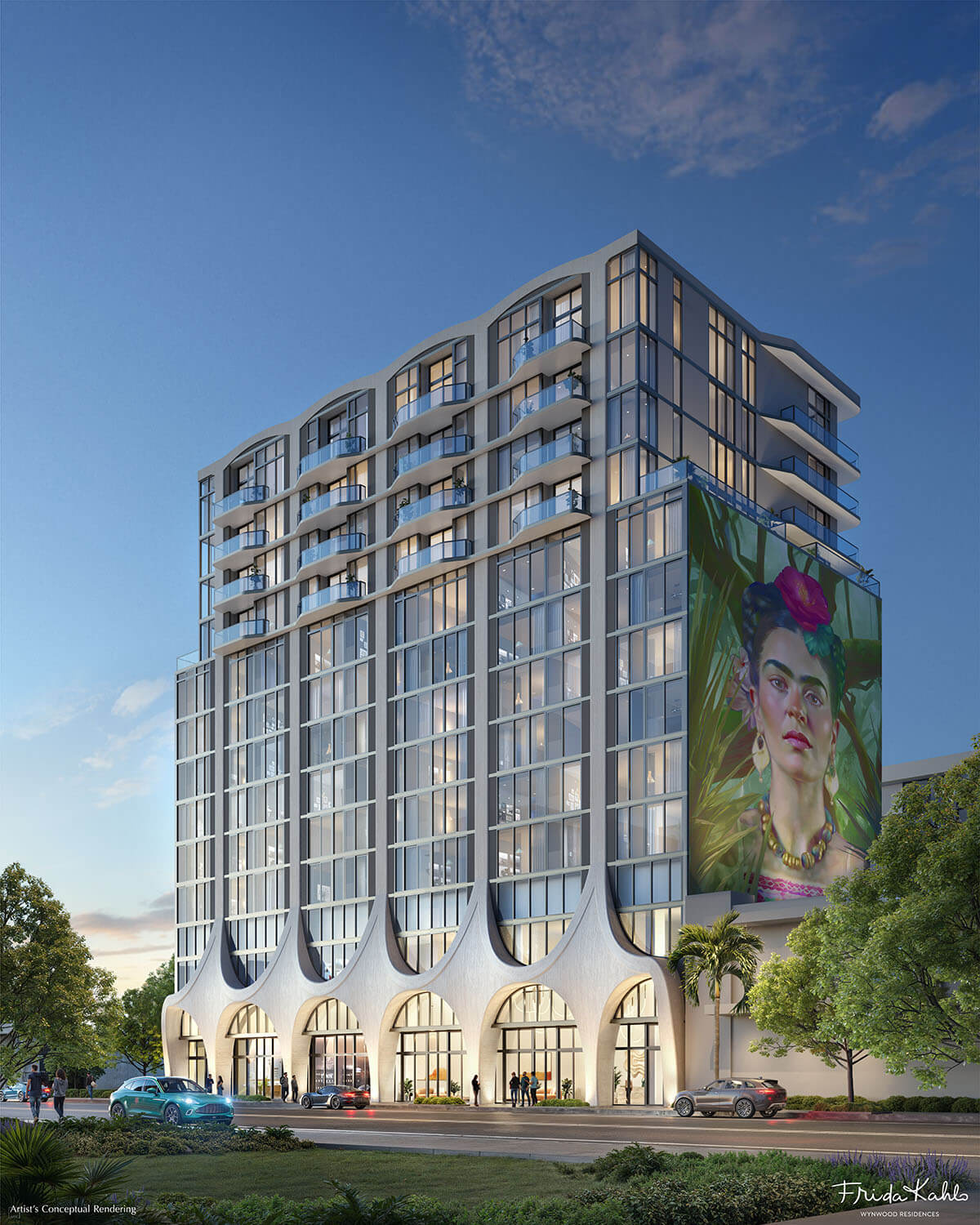 Frida Kahlo Wynwood Residences — building rendering