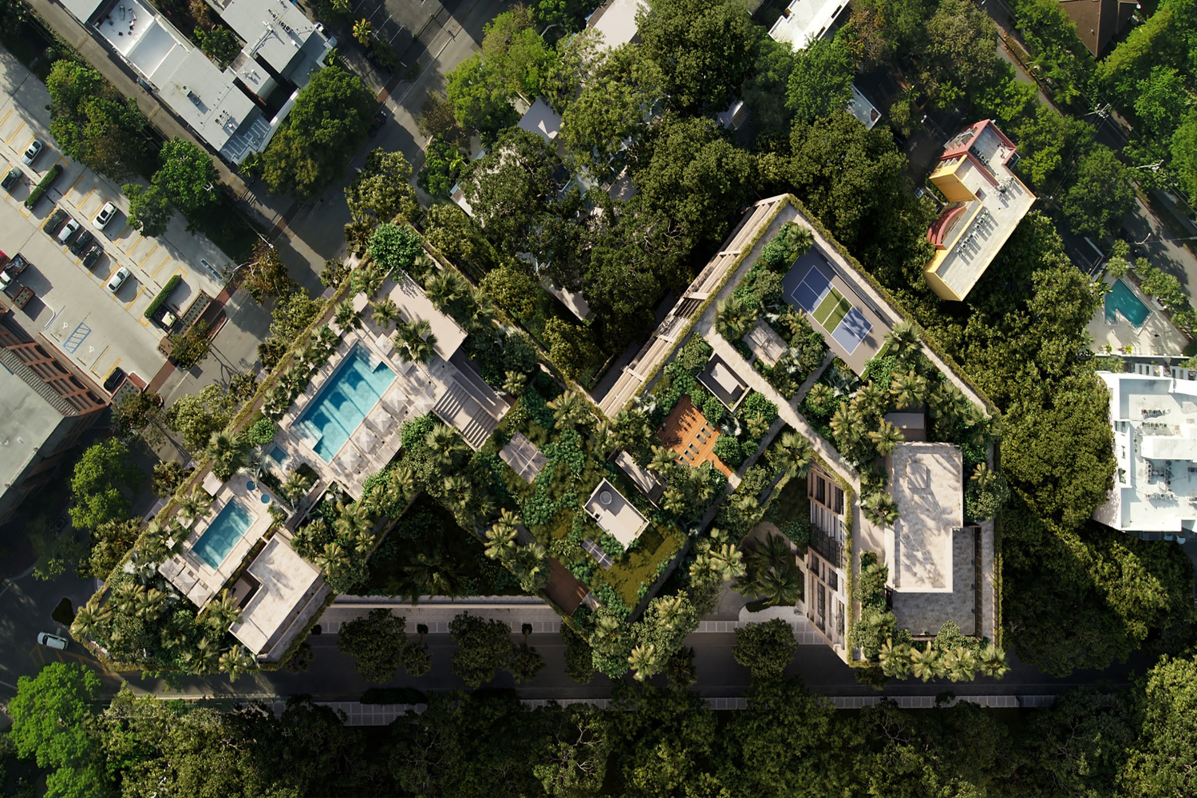 The Well Coconut Grove — building rendering