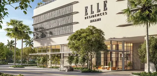 ELLE Residences Miami: building rendering