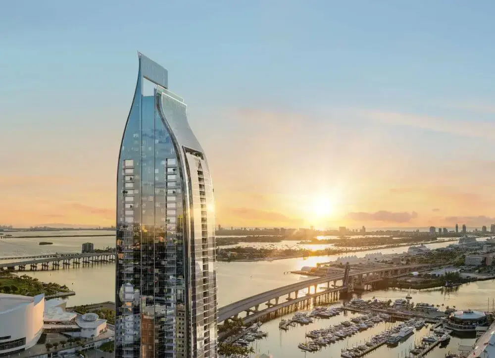 Delano Residences Miami: building rendering