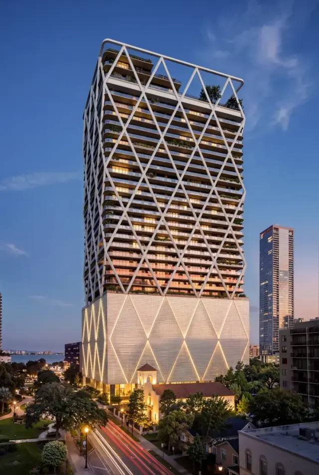 HQ Residences Miami: building rendering