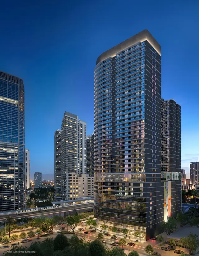 One Twenty Brickell Signature Residences: building rendering