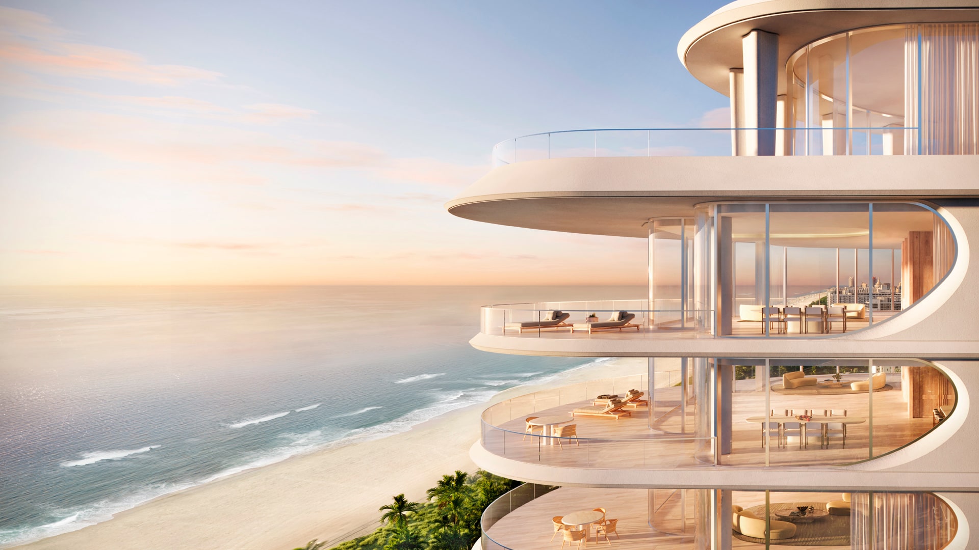 Shore Club Private Collection — building rendering