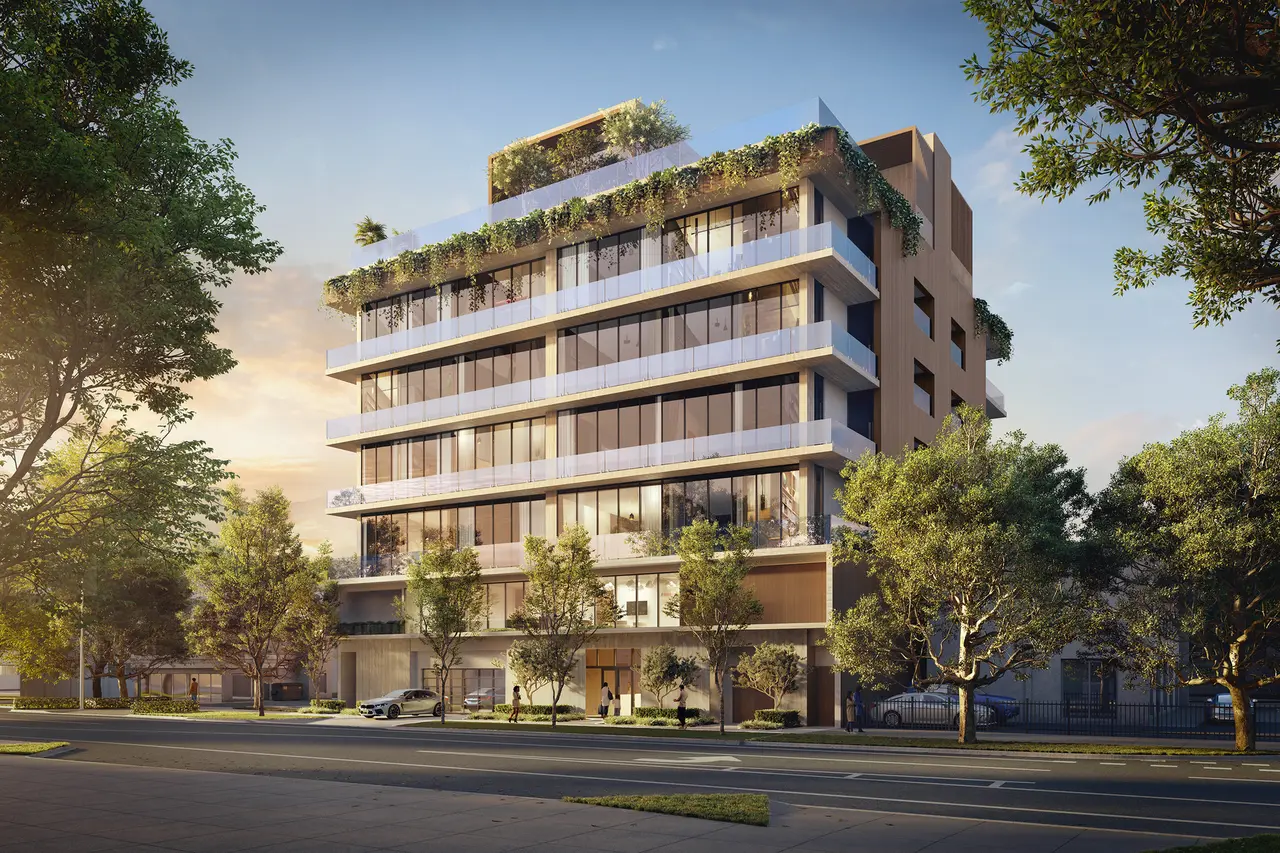 OPUS Coconut Grove: building rendering