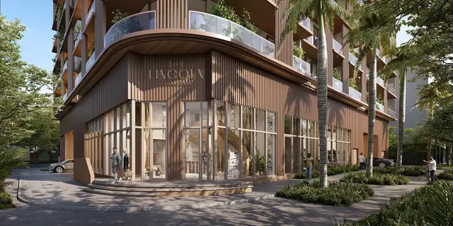 The Lincoln Coconut Grove: building rendering