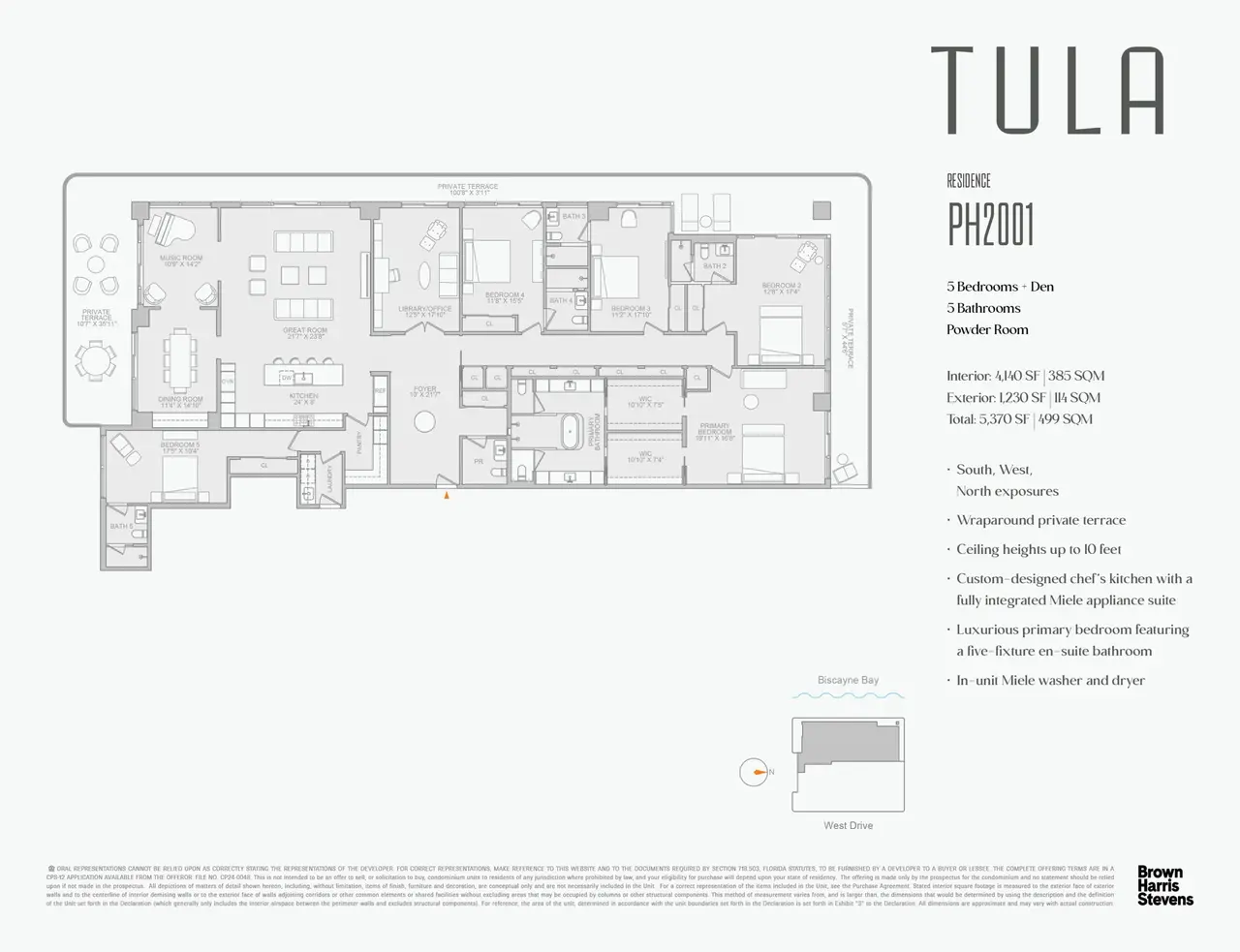 Ph2001 floor plan at Tula Residences