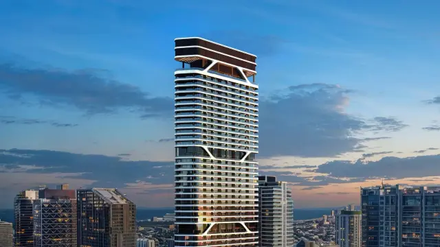 Bugatti Residences Miami: building rendering photo 2